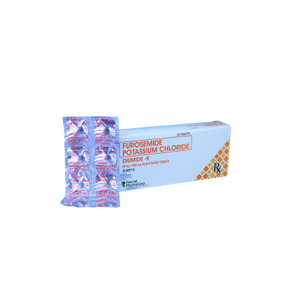 DIUMIDE-K Furosemide / Potassium Chloride 40mg / 600mg Film-Coated ...